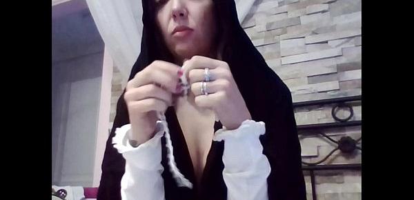  Sister Chantal is devoted to one religion orgasm